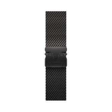 Imagem de Pulseira De Aço Inoxidável Milanesa Para Apple Watch Ultra 3 2 Série 1