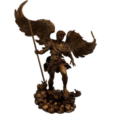 Imagem de Estátua Arcanjo Miguel - Versão 5 (Cor Cobre Antigo)