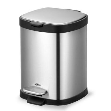 Imagem de Lixeira com Pedal e Balde Frame Inox 6 L