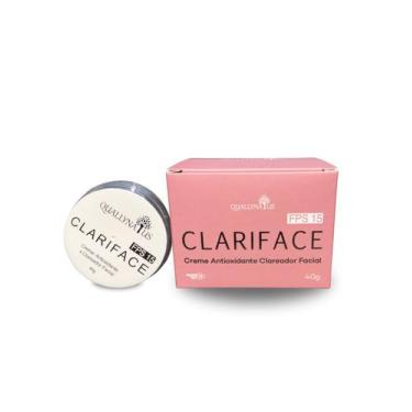 Imagem de Creme Clareador Facial 40g Quallynatus  Com Fps 15