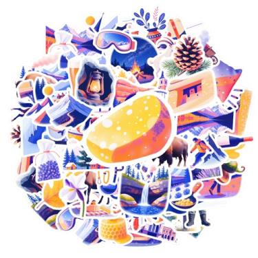 Imagem de 70 pçs natureza, aventura, viagem, lazer ao ar livre, pacote de adesivos de viagem ao ar livre adesivos DIY para mala de viagem, geladeira, telefone, bagagem, laptop, guitarra, carro, brinquedos, faça