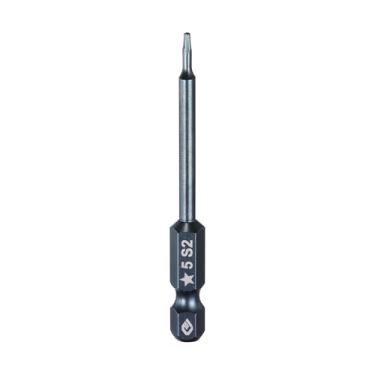 Imagem de HARFINGTON Chave de fenda Torx de 5 pontas, haste sextavada de 1/10.2 cm, cabeça magnética de 5 mm, comprimento de 6,6 cm de comprimento, chave de fenda de aço Pentágono para reparo, chave de fenda