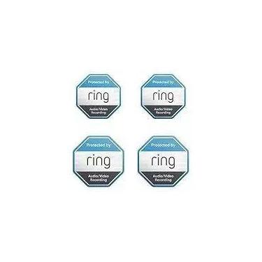 Imagem de Adesivo 10 unidades/lote protegido por anel de vinil autoadesivo 9x9cm