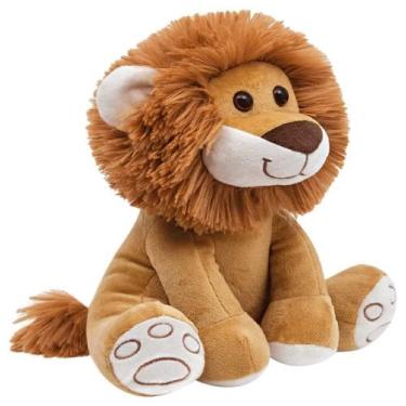 Imagem de Pelucia Infantil Meu Leãozinho Super Fofo e Macio Poliéster Buba, Marr
