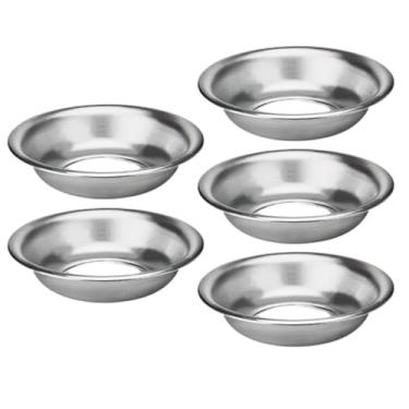 Imagem de Kit 5 Bacias pequena em aluminio n°15 - Tigela Multiuso Cuba Barbear