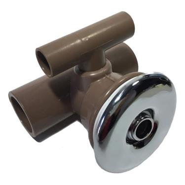 Imagem de Bico Jato T Duplo Direcional Hidromassagem Hidro Banheira Sa