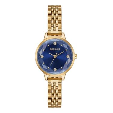 Imagem de Relógio Seculus Feminino Ref: 77354lpsvds1 Fashion Dourado