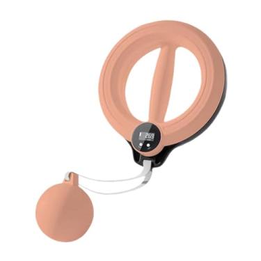 Imagem de rockible Aro de exercícios com peso para fortalecimento dos braços e pulsos, 16 cm de diâmetro, giratório 360 graus, acessório fitness para adultos, Rosa