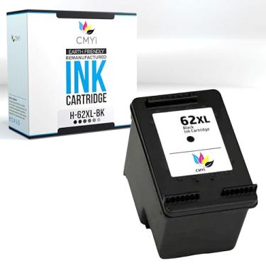 Imagem de CMYi Cartucho de tinta de substituição preto 62XL para HP Envy 5540, 5541, 5542, 5543, 5544, 5545, 5546, 5547, 5548, 5549, 5640, 5642, 5643, 5644, 5646, 5661, 5662. , 5663 Impressoras 5664, 5665, 7640