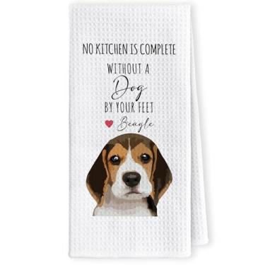 Imagem de LKETW Toalhas de cozinha engraçadas Beagle - Presentes Beagle para mulheres, presentes para amantes de cães, mãe, pai, dono, presente de cachorro para mulheres, toalha de chá de mão para cozinha, 40 x