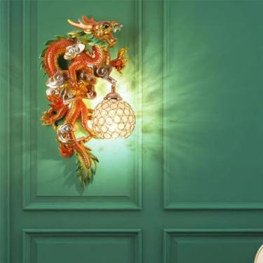 Imagem de Luminária de parede de arte contemporânea personalizada e moderna para sala de estar, quarto, escritório, casa de campo, hotel, corredor, luz LED (B Esquerda)