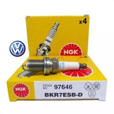 Imagem de Jogo de Vela de Ignição NGK BKR7ESBD Volkswagen Gol Fox Golf Voyage Sa