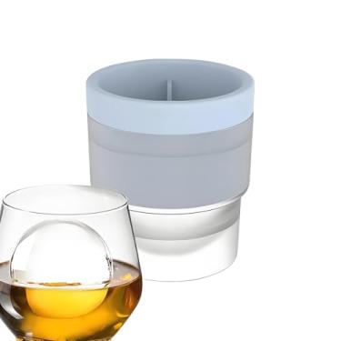 Imagem de Molde para bolas de | Máquina de de fácil liberação – Molde de bola de de derretimento lento para uísque, bebidas, geladeira, casa, viagens, café e bebidas