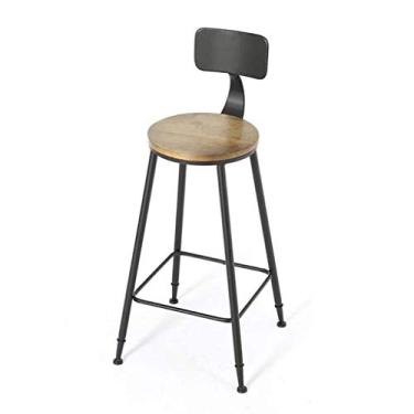 Imagem de Banqueta para pés, cadeira de jantar retrô minimalista, estrutura de metal e encosto cadeira de bar, estilo, design ergonômico