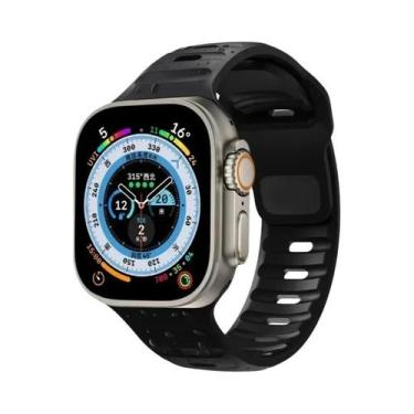 Imagem de Pulseira Ultra Macia De Silicone Para Apple Watch 49mm 46mm 45mm 42mm 