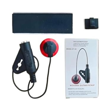 Imagem de Captadores de guitarra | Captador de banjo, afinador de banjo para violino e ukulele baixo, para tocadores de gravação de desempenho, prática profissional de viagem ao vivo
