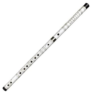 Imagem de Flauta de sopro de madeira clássica flauta de bambu instrumento musical chinês tradicional Dizi para iniciantes (cor: tecla C)