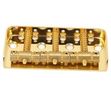 Imagem de Alomejor Ponte de Guitarra Elétrica de Sela de Latão Clássico 3 Selas Estilo HH para Guitarras Telecaster MIM