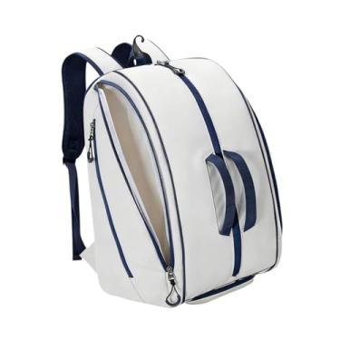 Imagem de YIJU Mochila para Pickleball, Padel, Confortável e Impermeável, com Compartimento Organizador para Sapatos e Raquetes, para Homens Mulheres, Cinza