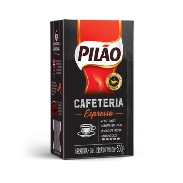 Imagem de Café Pilão Torrado e Moído Cafeteria Espresso Vácuo 500g