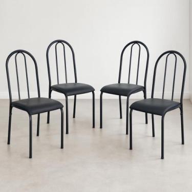 Imagem de Kit 4 Cadeiras de Cozinha Sala Jantar Varanda Sala de Estar Epoxi 544.