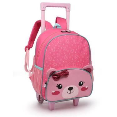 Imagem de Mochila De Rodinha Infantil Bichinhos 3d Escolar Creche Fofa - D Prese