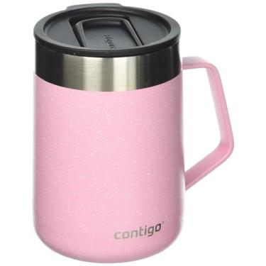 Imagem de Contigo Caneca Streeterville com alça, 400 ml, revestimento em pó azaléia salpicado