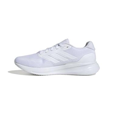 Imagem de adidas Run Falcon 5 Wide Tênis masculino, Ftwr Branco Ftwr Branco Núcleo Preto, 13