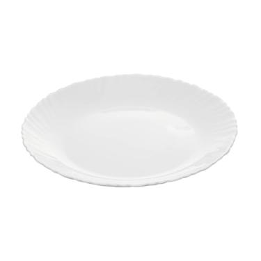 Imagem de LYOR - Prato Raso Nevada 26,5cm Branco Vidro Opalino