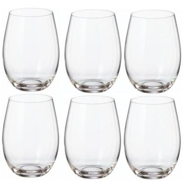 Imagem de Conjunto 6 Copos De Cristal Bohemia Mergus Tumbler 560ml Cor Transpare