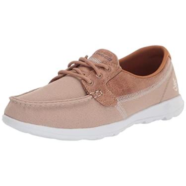 Imagem de Skechers Tênis feminino Go Walk Lite-15430, Natural, 5 Wide