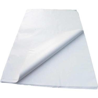 Imagem de Papel de Seda Branco 50X70CM 20G Pacote com 330 Folhas - Com.n.sra Lib