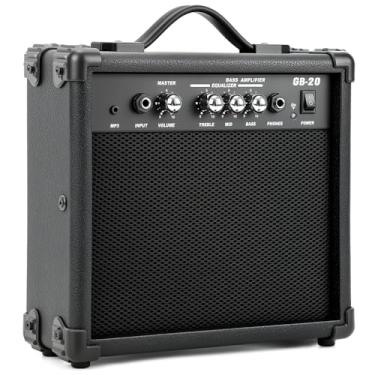 Imagem de Mini Amplificador Guitarra, Amplificador Guitarra, 110V, 29 * 11 * 27CM Baixo Para Contra Baixo