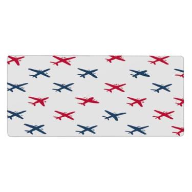 Imagem de Tapete de rato grande de desenho animado colorido para computador à prova d'água com base de borracha antiderrapante para escritório, computador, teclado, laptop e mesa de casa, 89,9 x 39,9 cm