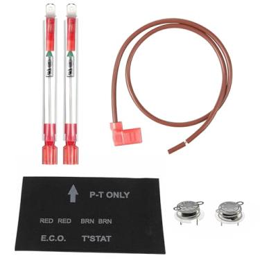 Imagem de Disjuntor Térmico para Aquecedor de Água RV com Kit Montagem do Termostato ECO Peças Substituição Atwood 91447 93866 GLM 21140 Mallory 9-72153 Mercruiser 45518A2 A3 A1 Regulação Aquecimento Instalação