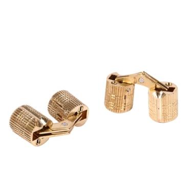 Imagem de Generic Conjunto de Dobradiça Oculta Invisível Resistente para Bancadas de Gabinete 4 Unidades, 10/12/14/16mm (10mm)