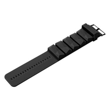 Imagem de Pesos de pulso, pesos de tornozelo para mulheres e homens, pesos de pulso de silicone vestíveis, tamanho ajustável. (Black single)