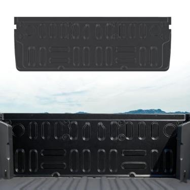 Imagem de Tapete de porta traseira compatível com 2017-2025 2026 Ford Super Duty F250 F350 F450, forro de porta traseira de caminhão protetor para todos os climas TPE durável capa traseira acessório preto (não