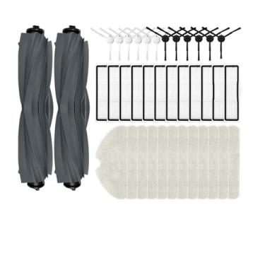 Imagem de Compatible With Compatible With Dreame Bot D10s / D10s Pro/ F9 Pro (Black/White) Robot Vacuum Cleaner Spare Parts Main Side Brush Hepa Filter Mop Pad(Set 14)