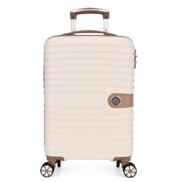 Imagem de Mala de Viagem Media 23Kg Praga Off White ABS Polo King
