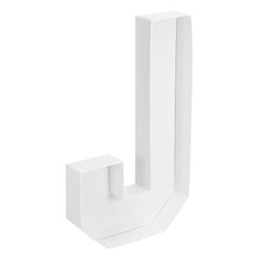 Imagem de PATIKIL Carta de papelão de 25,4 cm, caixa de papel com letra J, recipiente preenchível para decoração de festa de aniversário de charcutaria, chocolate, doces, festas de aniversário, branco