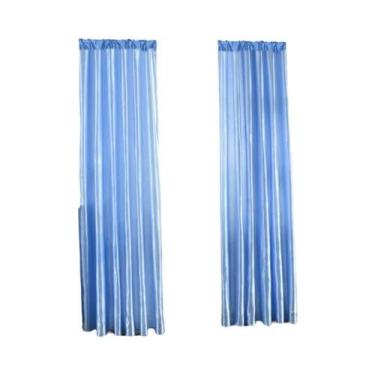 Imagem de Cortina De Pólo De Cetim Em Cor Sólida Para Decoração De Sala De Estar