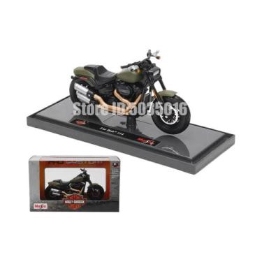 Imagem de Modelo De Carro De Brinquedo Harley-Davidson 2022 Road King Fat Bob 11