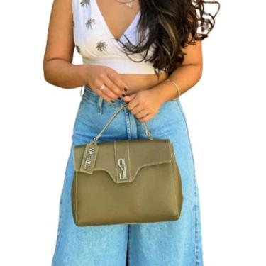 Imagem de Bolsa Feminina  Grande - Premium de Luxo - Couro - MDS, 2