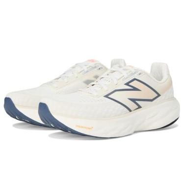 Imagem de New Balance Fresh Foam X 1080 V14 Tênis de corrida masculino, Sal marinho/índigo vintage/manga quente, 10.5 Wide