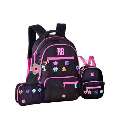 Imagem de Mochila Costas Rebecca Bonbon Lancheira Estojo Box Escolar