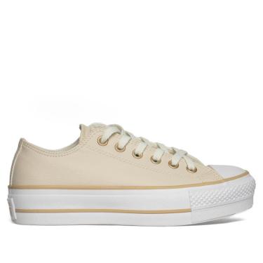 Imagem de Tênis Plataforma Lift Converse All Star Chuck Taylor Feminino Creme-Feminino