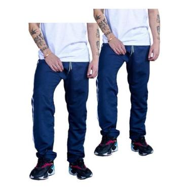 Imagem de 2 Calças  Adulto Tactel Slim Esportiva Estiloso Inverno 076 - J94 Conf