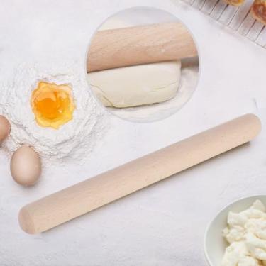Imagem de Pinho de Rolamento Madeira Sólida para Casa Ferramenta Cozimento Bolo Massa Pizza Biscoitos Torta Bolinho Utensílios Coz