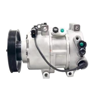 Imagem de ZZXXYY Bomba de resfriamento de compressor elétrico CA 12V com embreagem compatível com Hyundai Accent 2012-2017 | Kit de compressor A/C para reparo de resfriamento fraco substituição OE P300133271